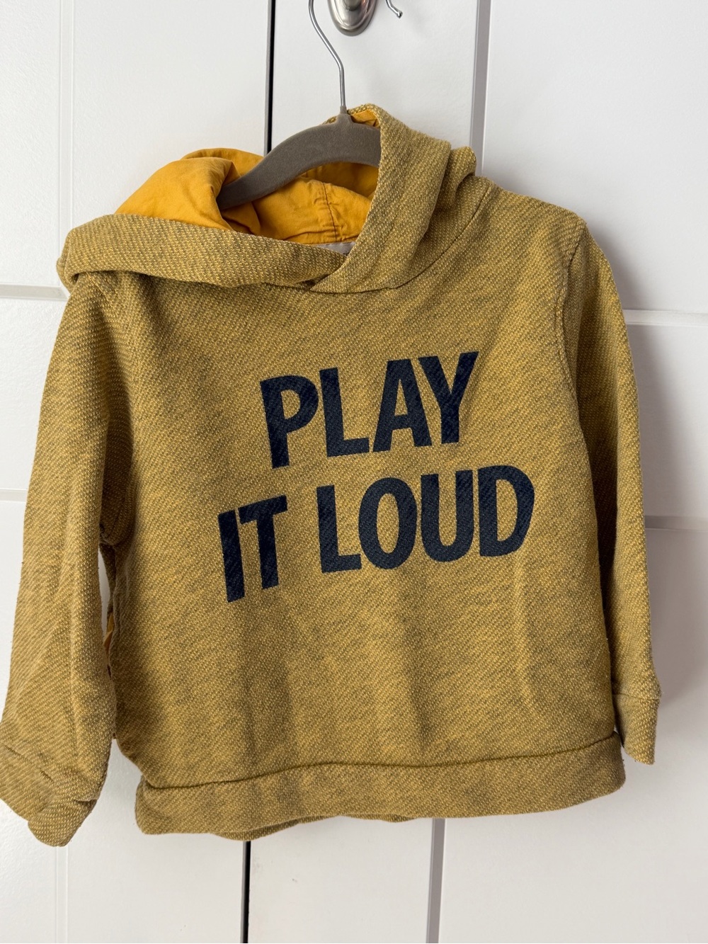 Zara Boys Play It Loud Kids Hoodie